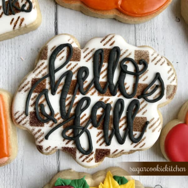 HELLO FALL COOKIE CUTTER