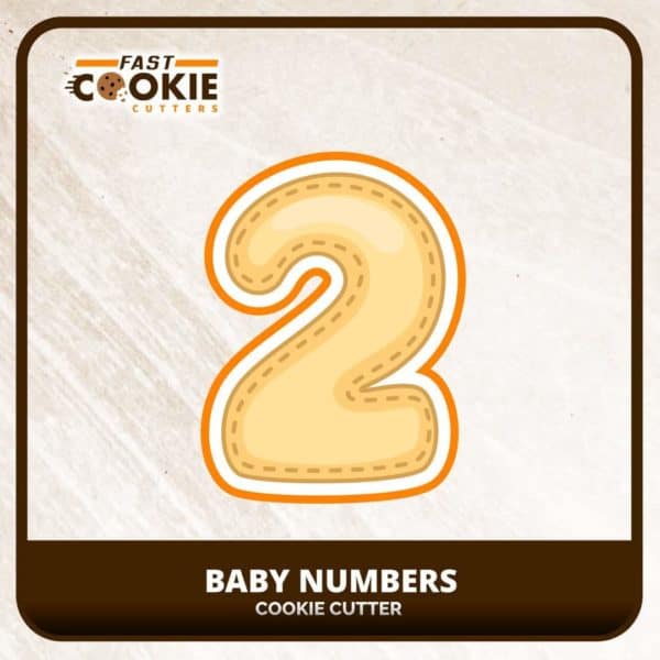Baby Numbers Cookie Cutter - Image 4