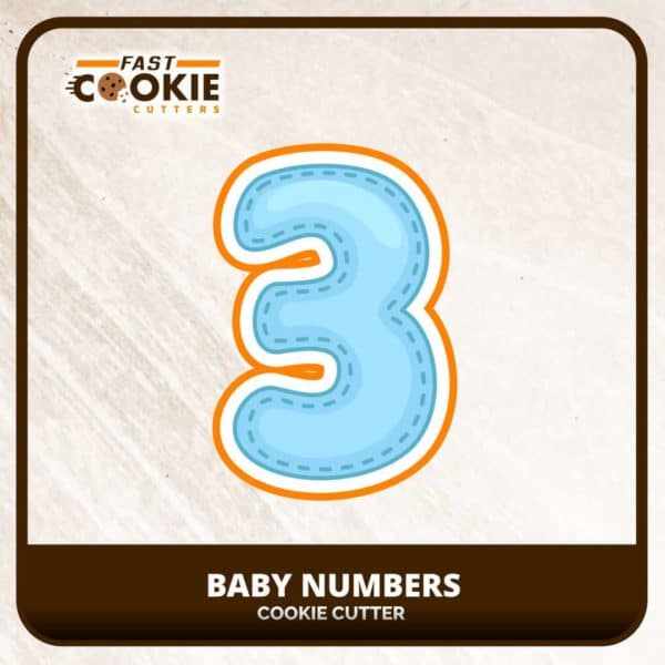 Baby Numbers Cookie Cutter - Image 5