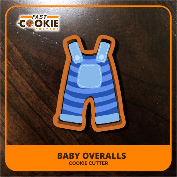 Baby Overalls Cookie Cutter