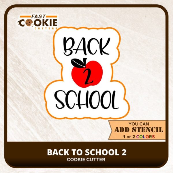Back to School 2  Cookie Cutter