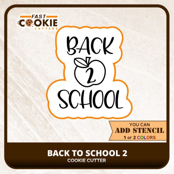 Back to School 2  Cookie Cutter - Image 3