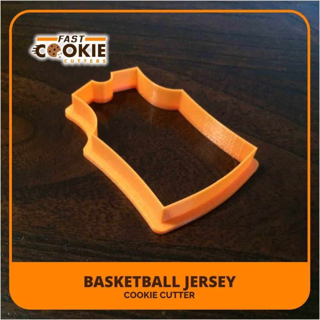 Basketball Jersey Cookie Cutter Fast Cookie Cutters