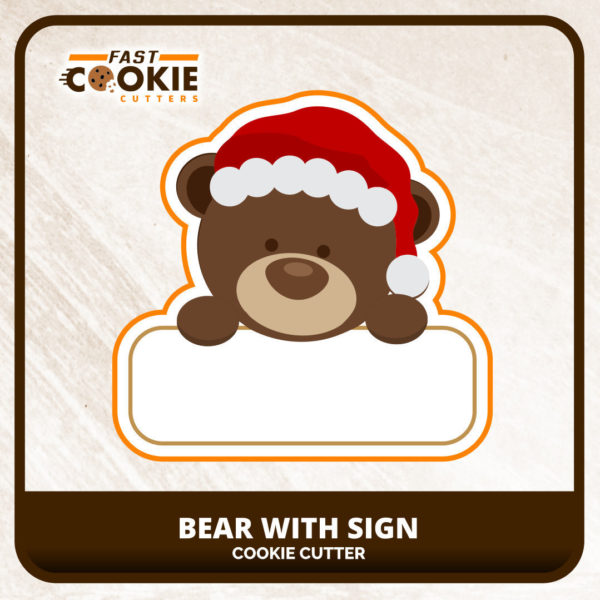 Bear with Sign