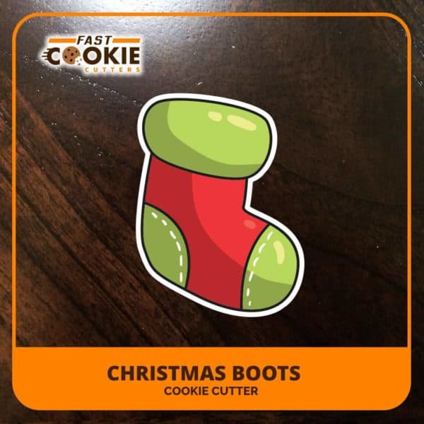 Christmas Boots 1 Cookie Cutter