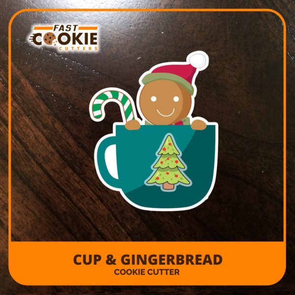 Christmas Cup & Gingerbread Cookie Cutter