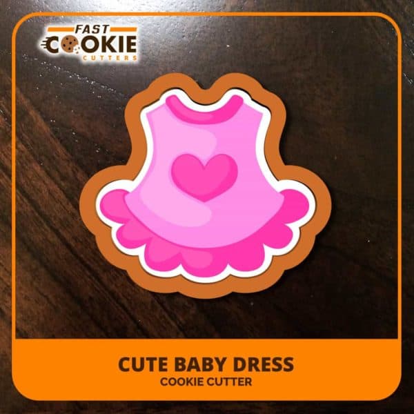 Cute Baby Dress Cookie Cutter