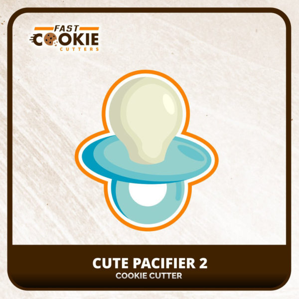Cute Pacifier 2 Cookie Cutter