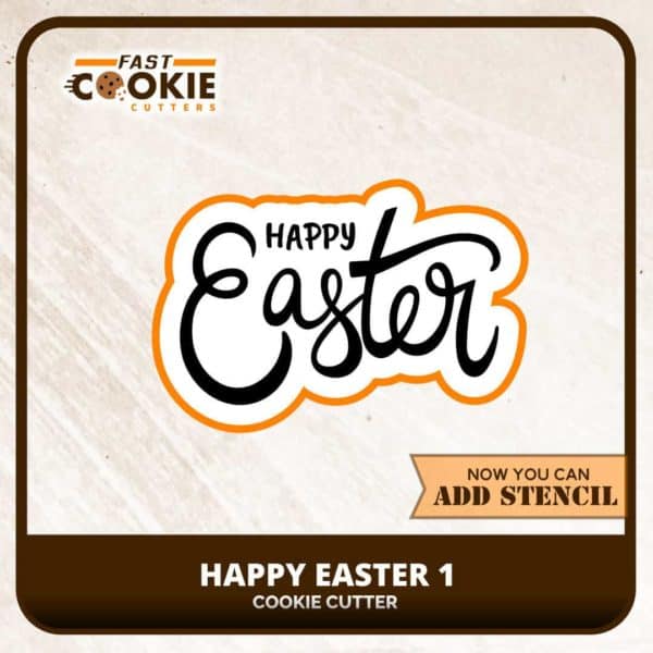 Happy Easter 1 Cookie Cutter
