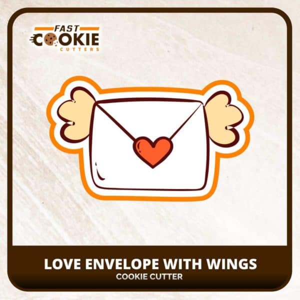 Love Envelope with Wings