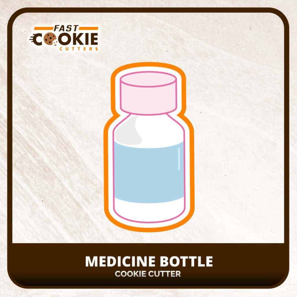 Medicine Bottle Cookie Cutter Fast Cookie Cutters