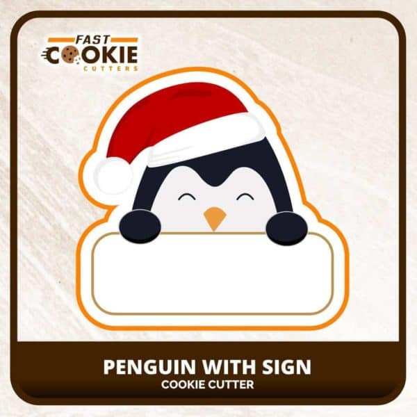 Penguin with Sign