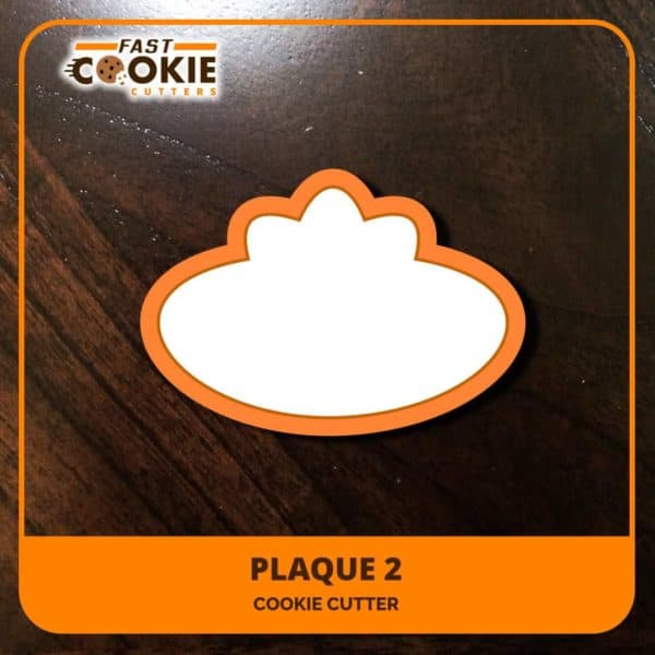 Plaque 2 Cookie Cutter