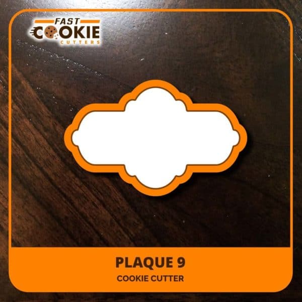 Plaque 9 Cookie Cutter