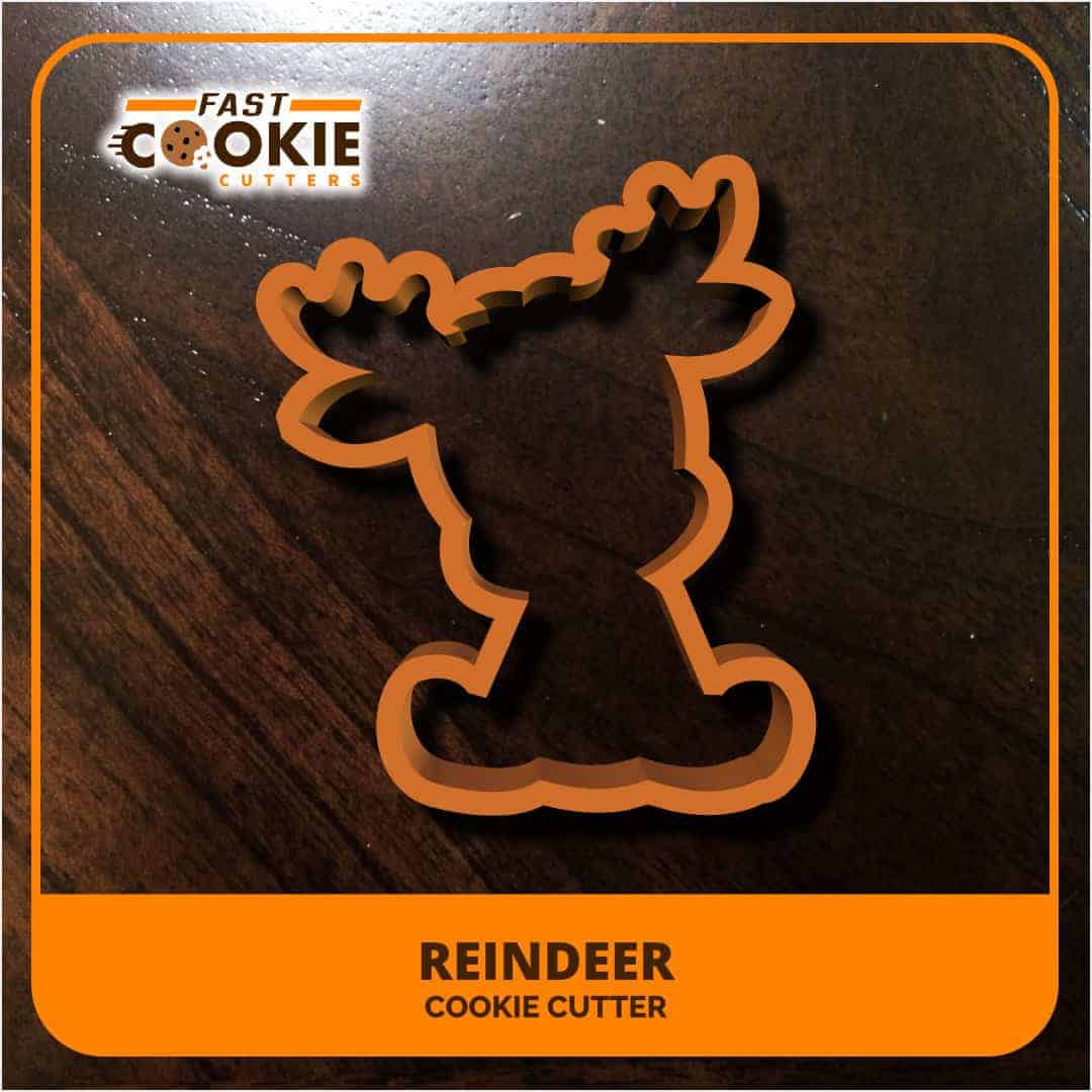 Reindeer Cookie Cutter Fast Cookie Cutters