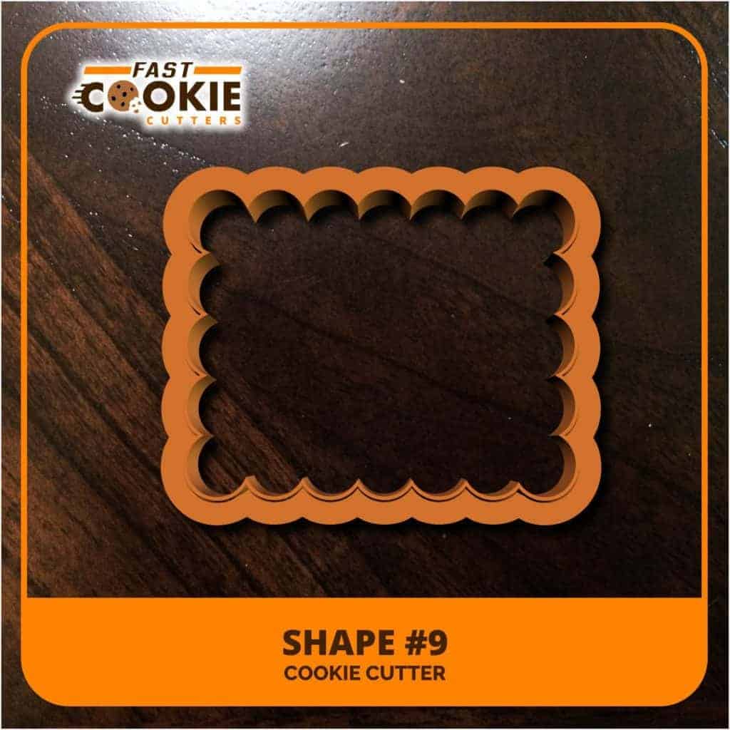 Shape 9 Cookie Cutter Fast Cookie Cutters