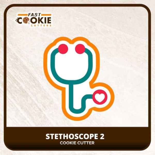 Stethoscope 2 Cookie Cutter