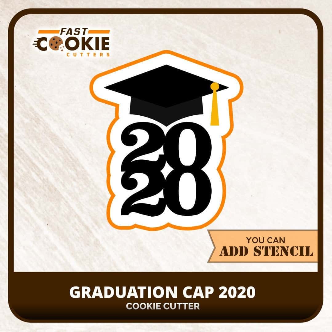 2020 Graduation Cap Template Printable