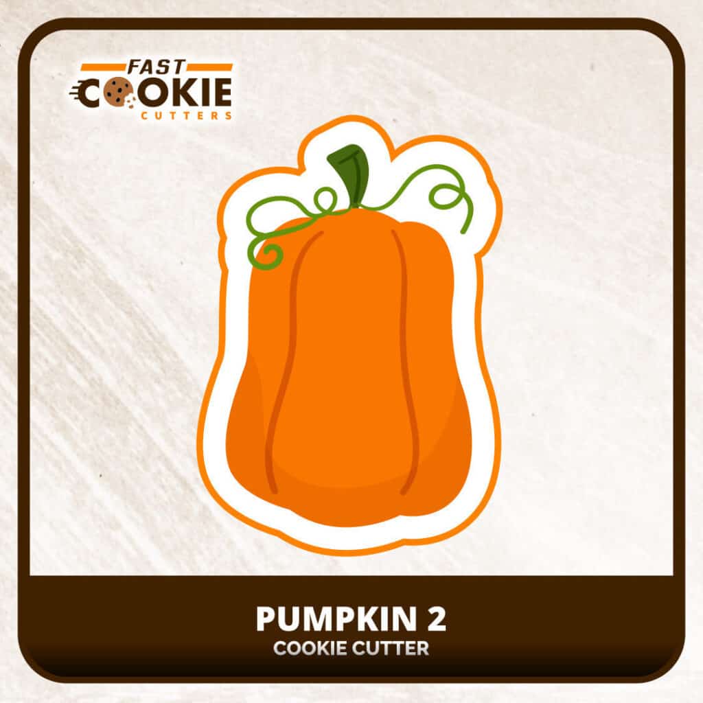 Pumpkin 2 Cookie Cutter Fast Cookie Cutters