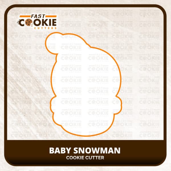 Baby Snowman Cookie Cutter - Image 2