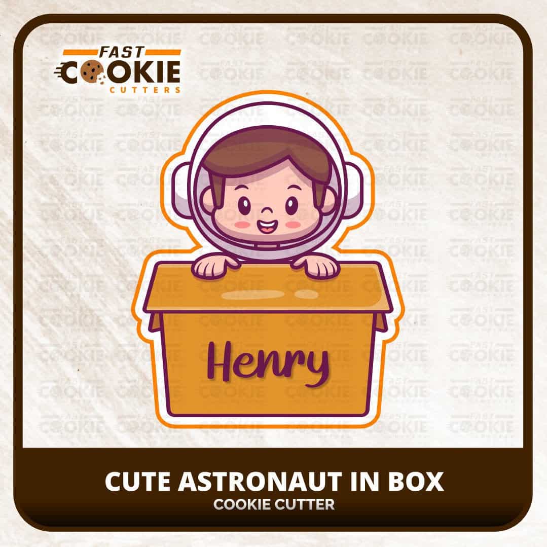 Cute Astronaut Cookie Cutter - Fast Cookie Cutters
