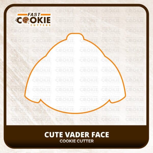 Cute Vader Face Cookie Cutter - Image 2
