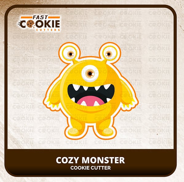 Cozy Monster Cookie Cutter