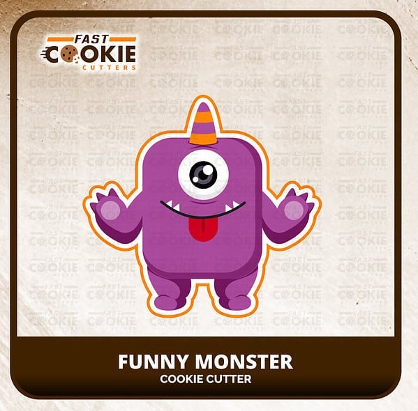 Funny Monster Cookie Cutter