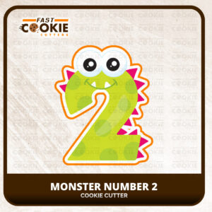 Monster Numbers Cookie Cutter