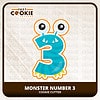 Monster Numbers Cookie Cutter