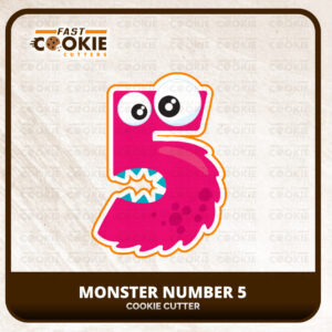 Monster Numbers Cookie Cutter