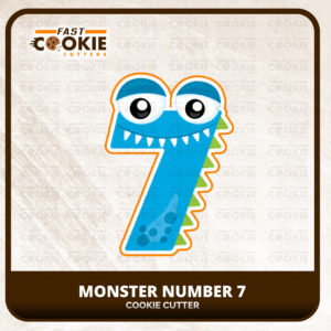 Monster Numbers Cookie Cutter