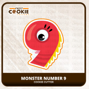 Monster Numbers Cookie Cutter