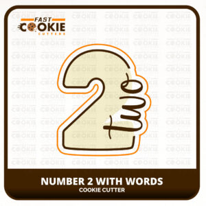 Numbers with Words Cookie Cutter