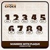 Numbers with Plaque Cookie Cutter