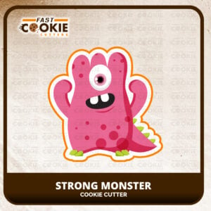 Strong Monster Cookie Cutter