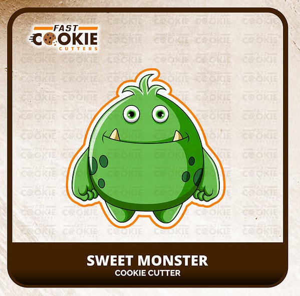 Sweet Monster Cookie Cutter