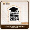 Class of 2024 Cookie Cutter Certificate